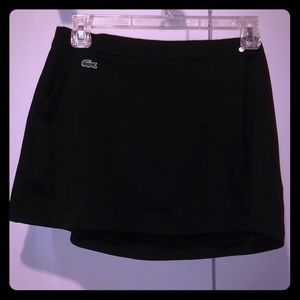 Black Lacoste Sport Skirt